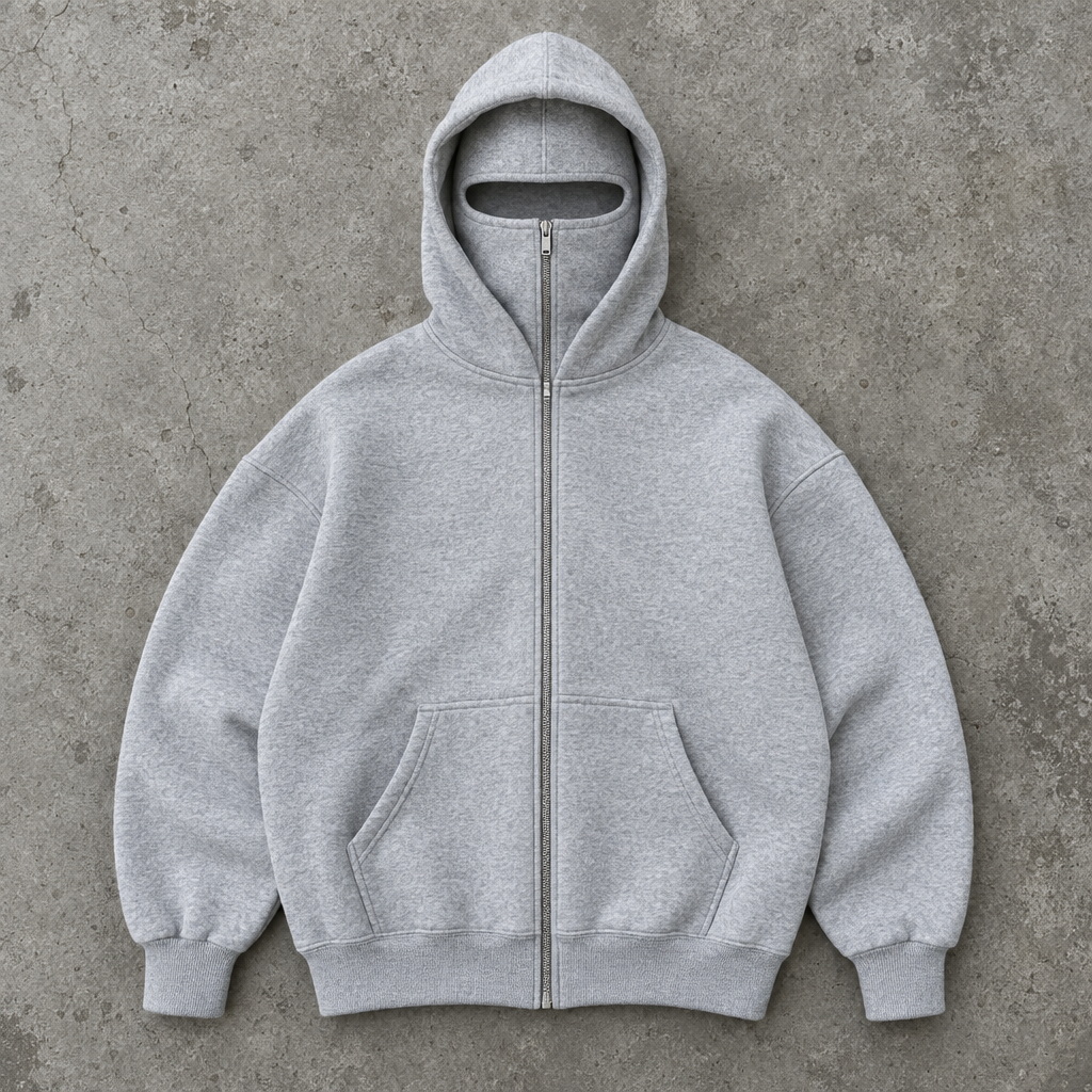 Phantom Hoodie Gris Claro